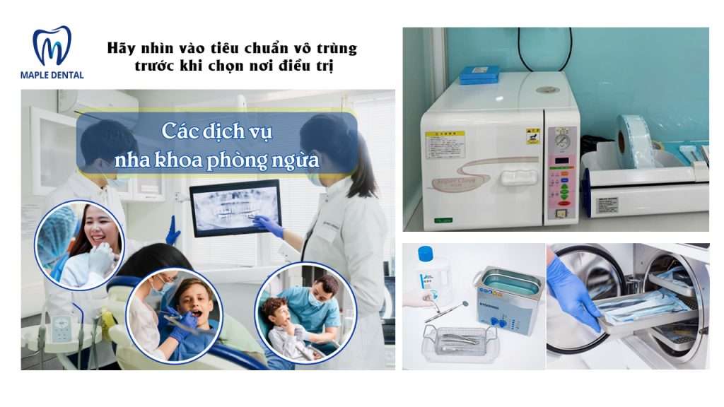 Hãy nhìn vào tiêu chuẩn vô trùng trước khi chọn nơi điều trị